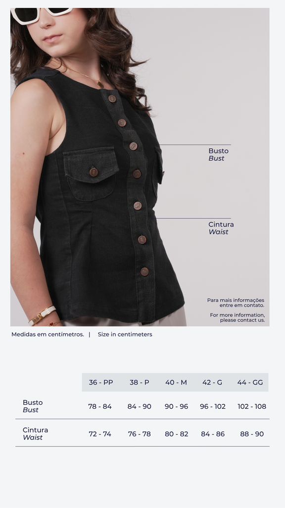 Blusa Tóquio — Coleção Elevate
