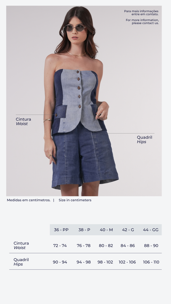 Short Elegant Jorts — Coleção Elevate